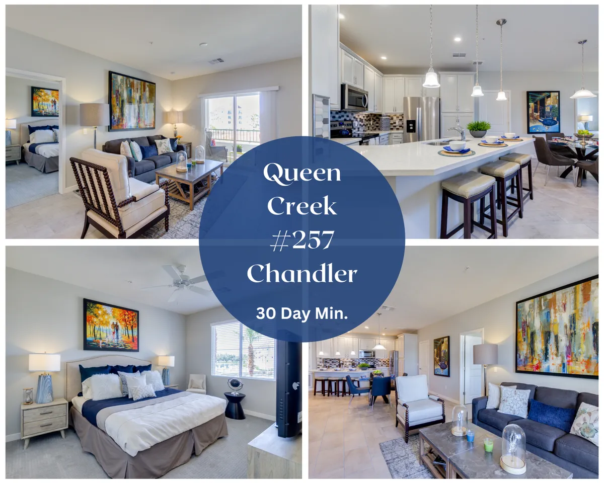 The image showcases a sunlit, open-concept living space featuring a sleek modern kitchen, a cozy and tastefully decorated living area, and a glimpse into a tranquil bedroom. The space is adorned with stylish artwork, plush seating, and inviting touches that suggest both relaxation and social gatherings.